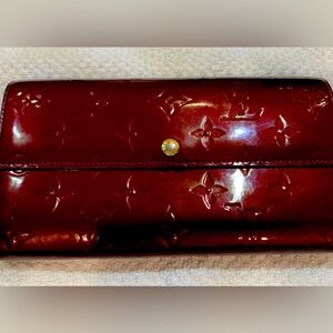 LV Bordeaux Vernis Wallet